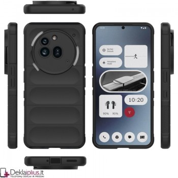 Magic Shield guminis dėklas su kameros apsauga - juodas (Nothing Phone 3A Pro) Magic Shield guminis dėklas su kameros apsauga - juodas (Nothing Phone 3A Pro)